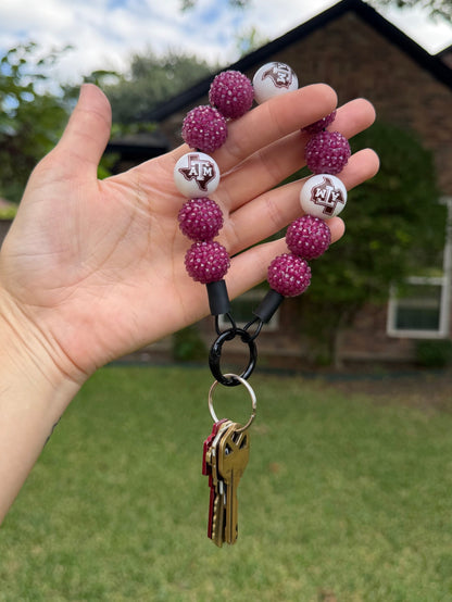 BAUBLE WRISTLET - TEXAS A&M INSPIRED