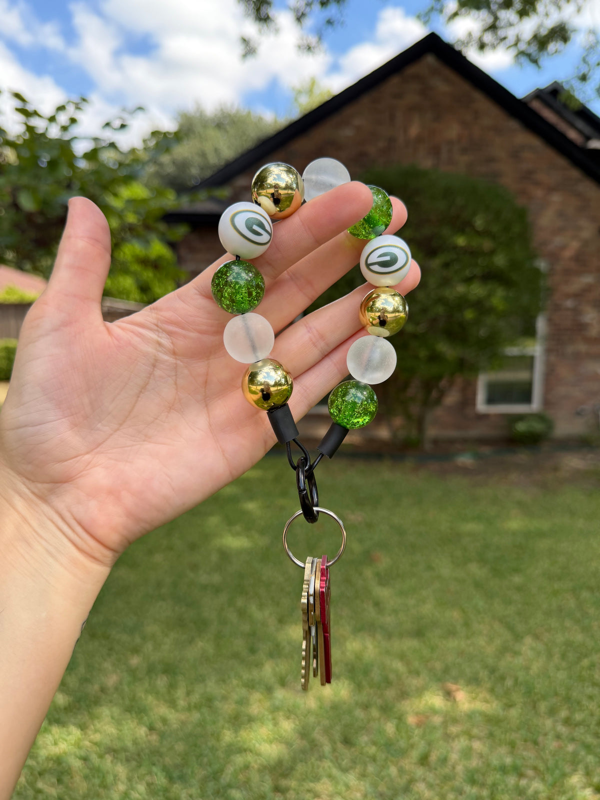 BAUBLE WRISTLET - GREENBAY PACKERS INSPIRED