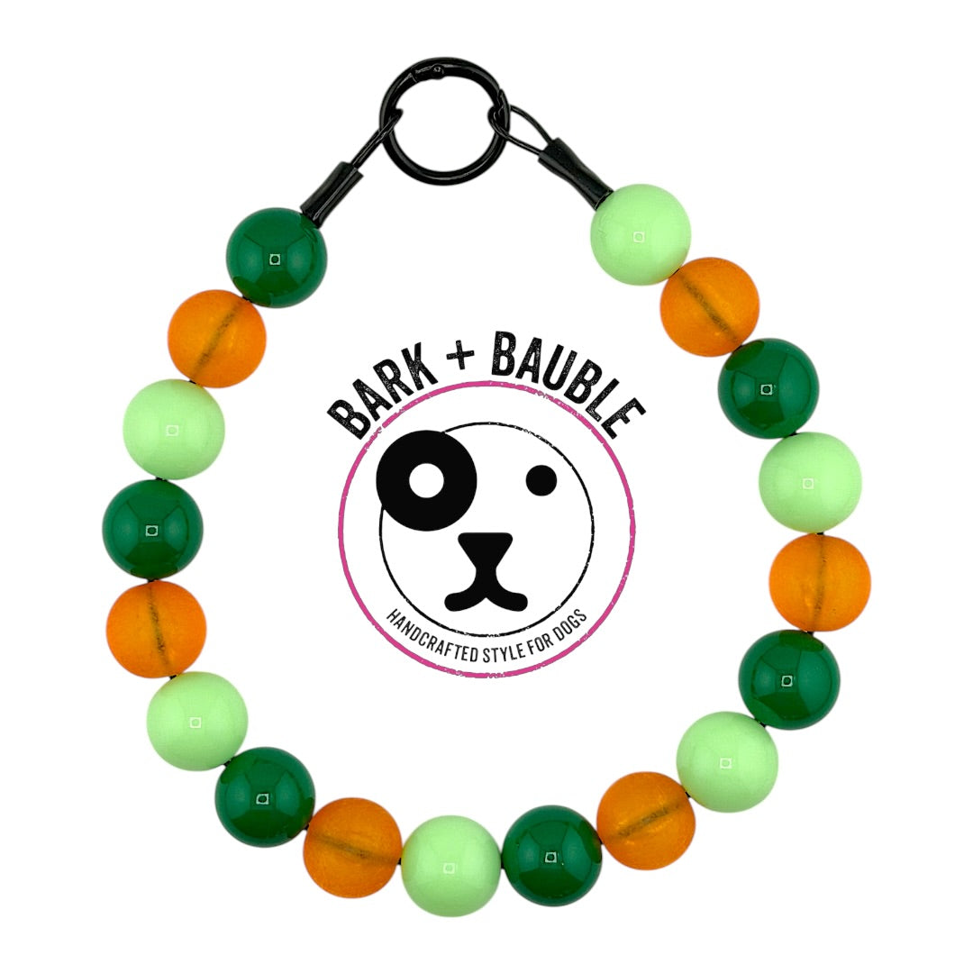 LUCKY PUMPKIN BEADED COLLAR