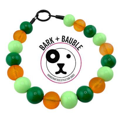 LUCKY PUMPKIN BEADED COLLAR