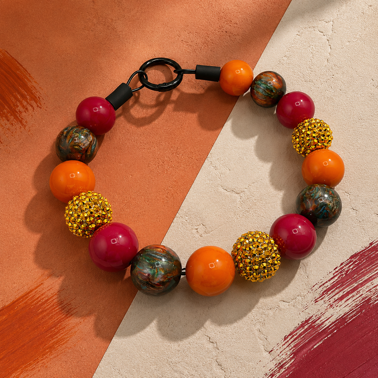 MARS RISING BEADED COLLAR