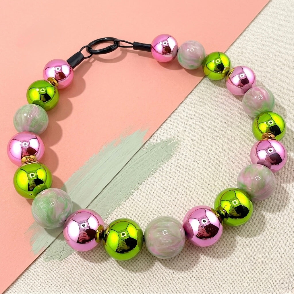 MELON MOOD BEADED COLLAR