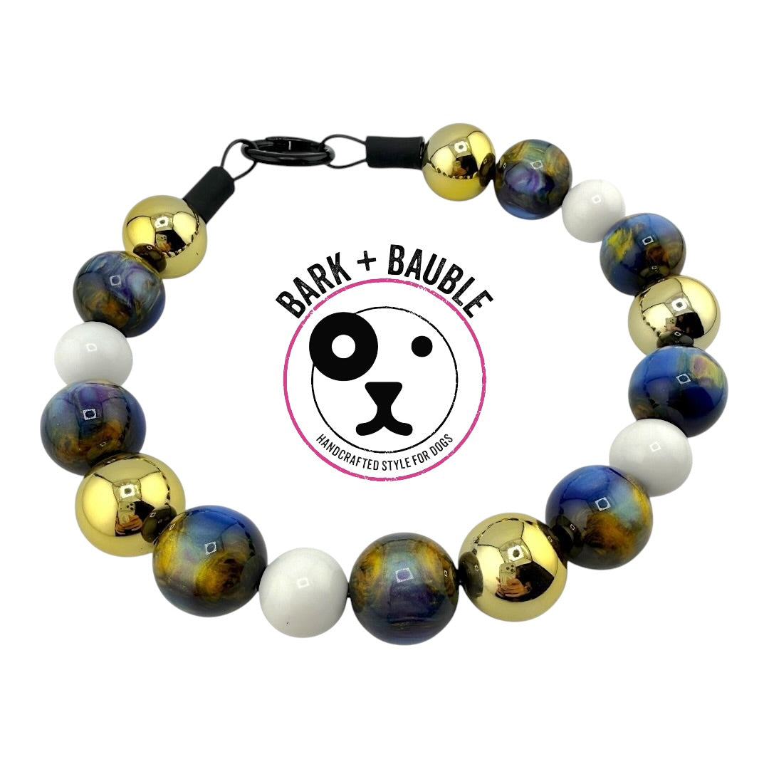 MIDNIGHT AURA BEADED COLLAR