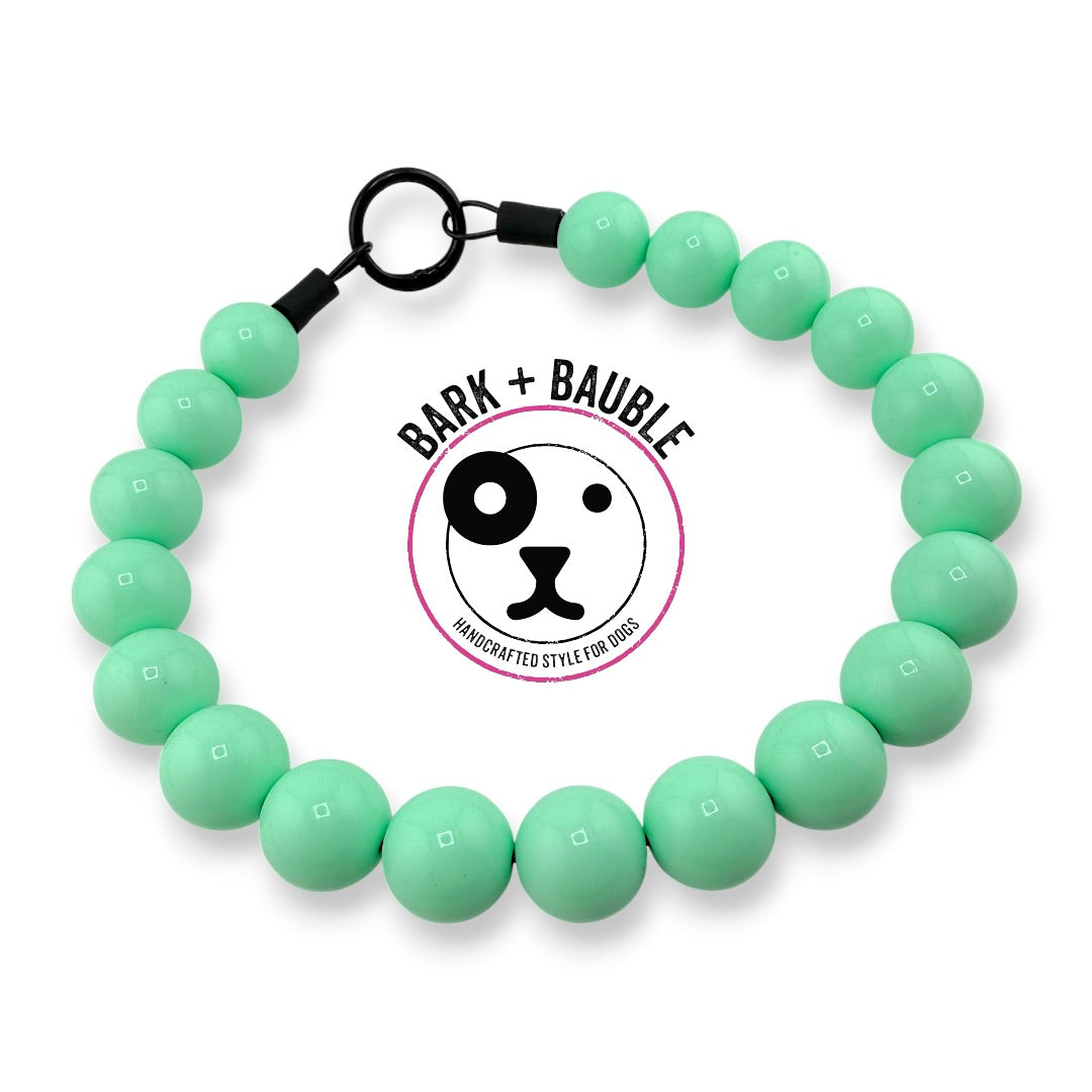 MINT BEADED COLLAR