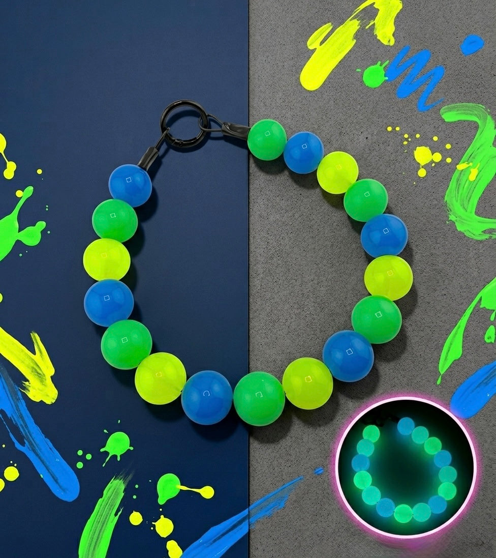 NEON AFTER DARK BEADED COLLAR