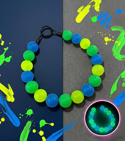 NEON AFTER DARK BEADED COLLAR
