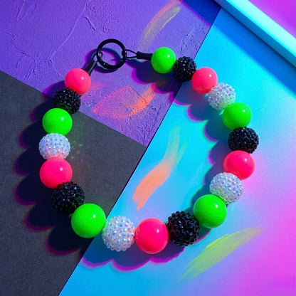 NEON REBOOT BEADED COLLAR
