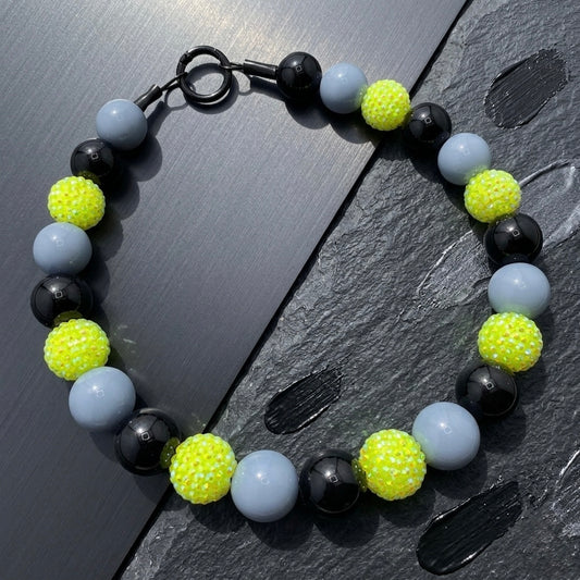 NEON ZOOMIE BEADED COLLAR