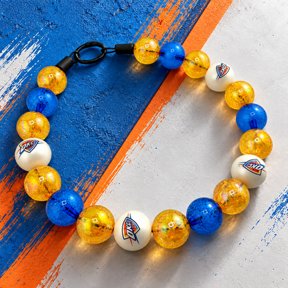 OKC THUNDER INSPIRED BEADED COLLAR