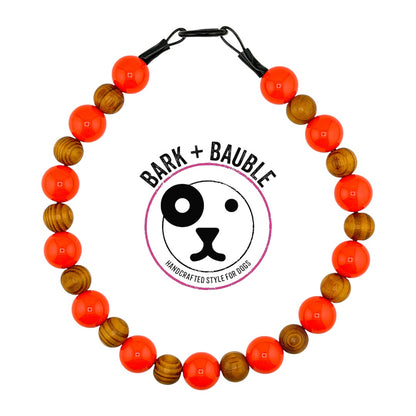 PINK AUTUMN BEADED COLLAR