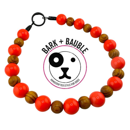 PINK AUTUMN BEADED COLLAR