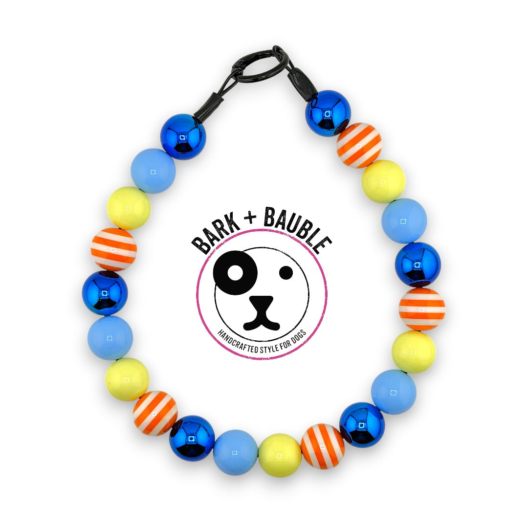 POOL PARTY PUP BEADED COLLAR