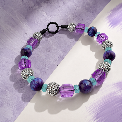 PURPLE HAZE BEADED COLLAR