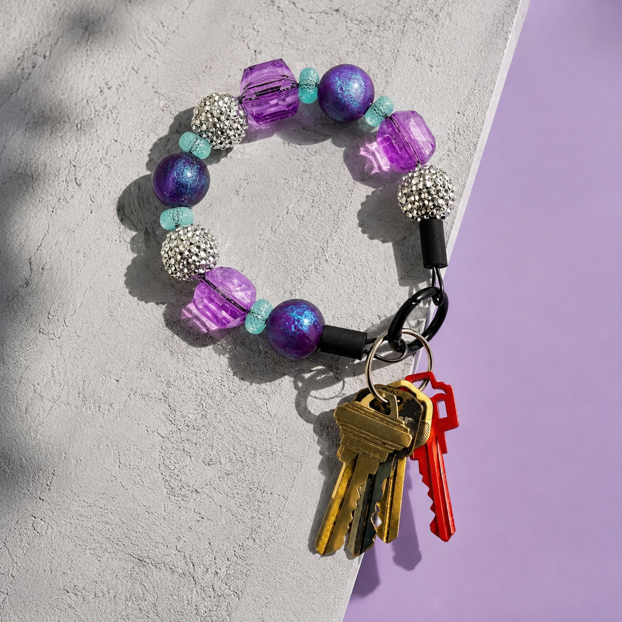 PURPLE HAZE BAUBLE WRISTLET