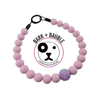 PURPLE SILICONE BEADED COLLAR