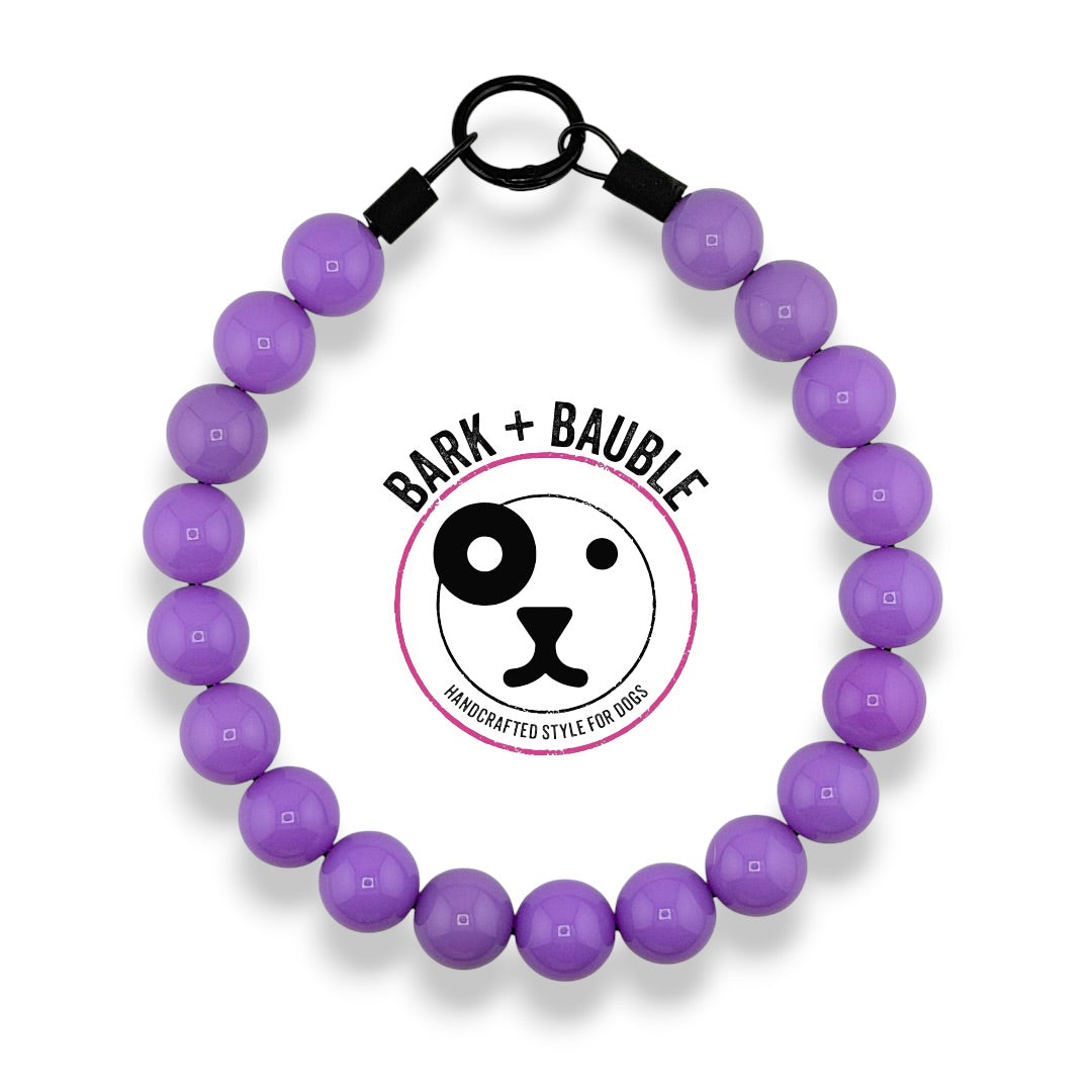 PURPLE BEADED COLLAR