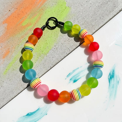 RAINBOW MIRAGE BEADED COLLAR