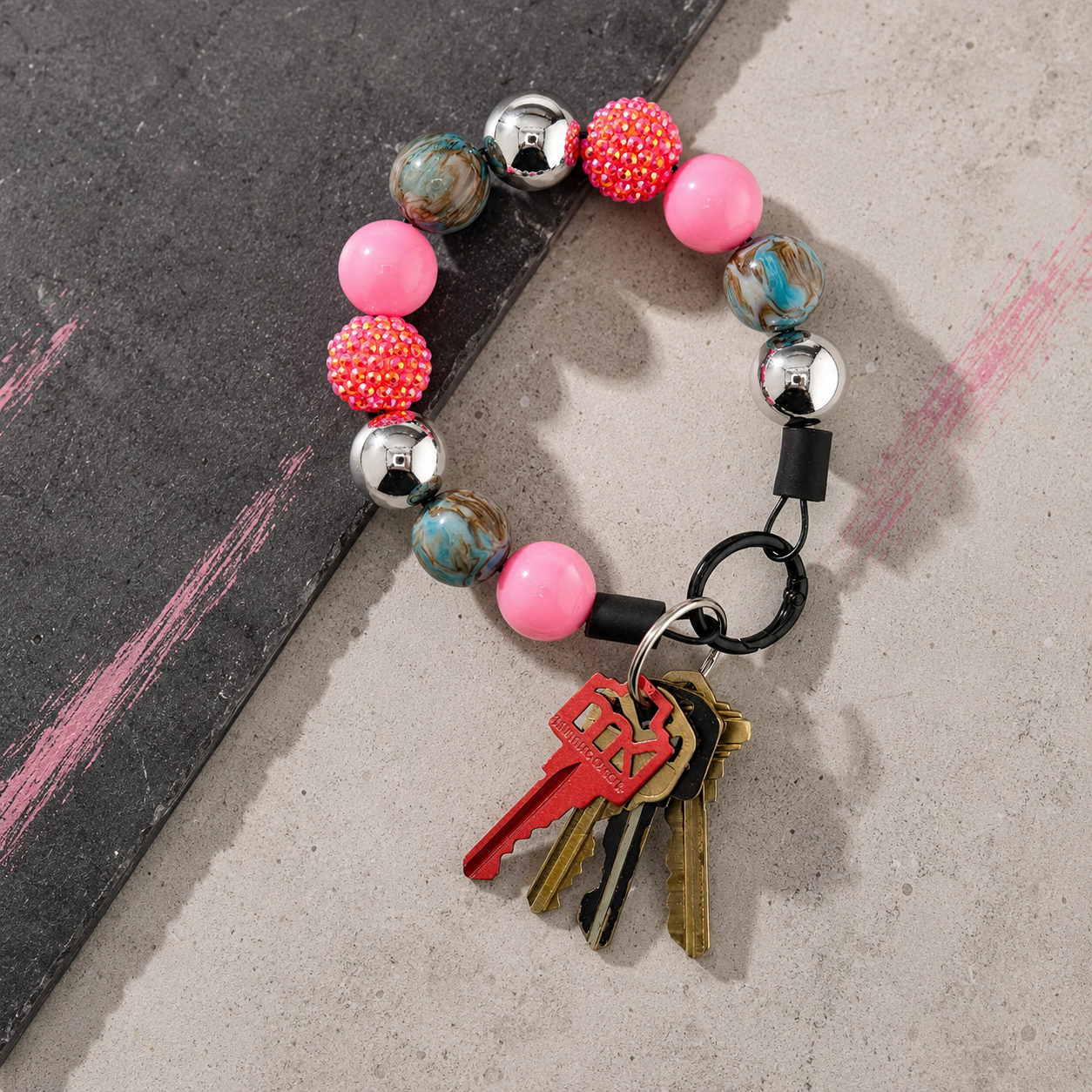 STELLAR ROSE BAUBLE WRISTLET