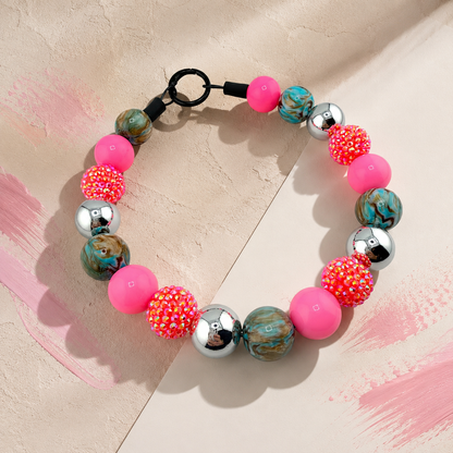 STELLAR ROSE BEADED COLLAR