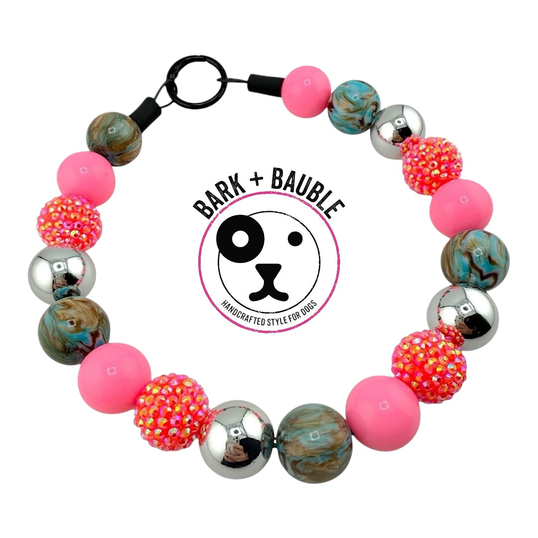 STELLAR ROSE BEADED COLLAR