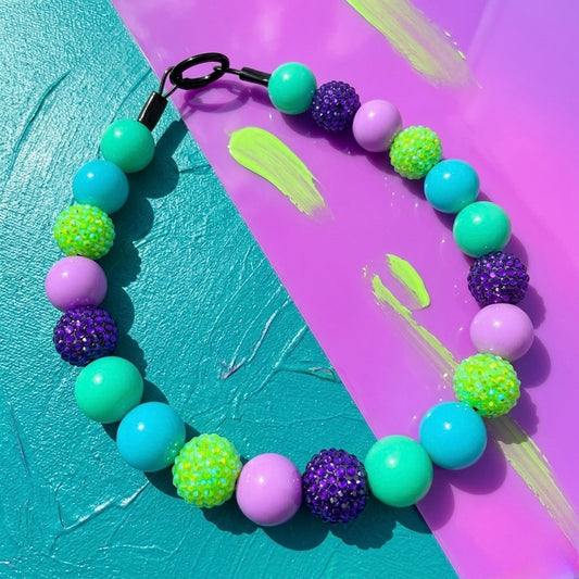 TOXIC TAFFY BEADED COLLAR
