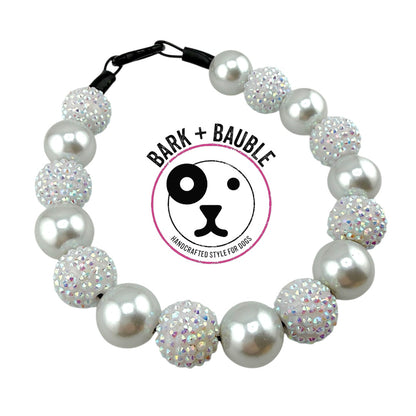 WHITE PEARL BEADED COLLAR