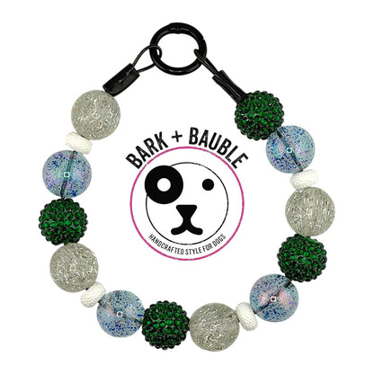 WINTER PINES BEADED COLLAR